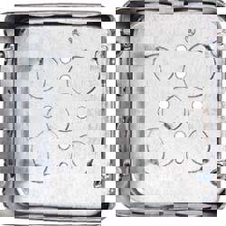 Electrical Outlet Box: Steel, Square, 4-11/16